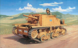 TANQUE SEMOVENTE L40 1/35 ITALERI DA 47/32