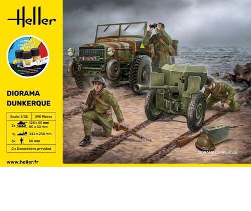 DIORAMA DUNKERQUE 1/35 HELLER