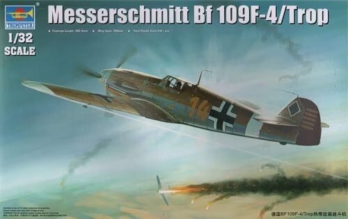 MESSERSCHMITT BF109 F-4 1/32 TRUMPETER