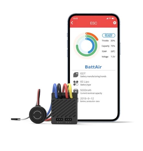 ISDT ESC 70A ESCOBILLAS BEC 3A BLUETOOTH