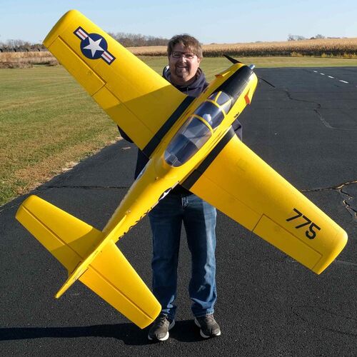 T-28 TROJAN 2000MM BNF BASIC E-FLITE AS3X SAFE SELECT CARBON-Z