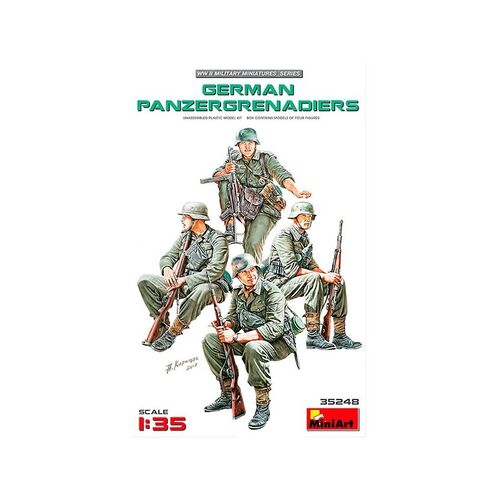 FIGURAS GERMAN PANZERGRENADIERS 1/35 MINIART