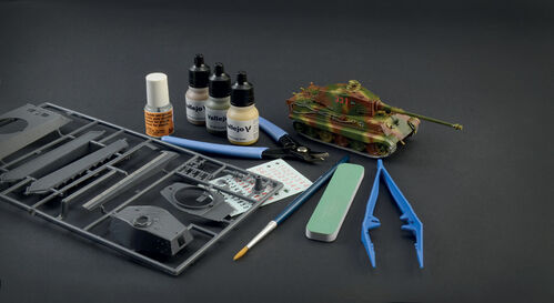 KING TIGER 182 1/72 TANQUE SD. KFZ. STARTER SET ITALERI