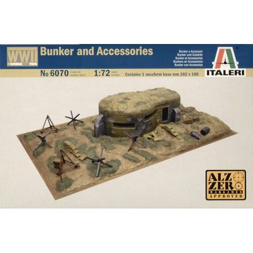 BUNKER Y ACCESORIOS WWII 1/72 ITALERI
