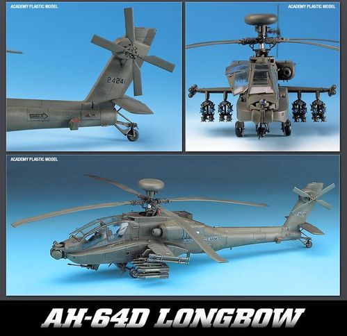 AH-64D HELICOPTERO LONGBOW 1/48 ACADEMY