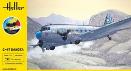 DOUGLAS C47 DAKOTA 1/72 HELLER STARTER SET DC3