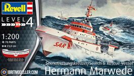 HERMAN MARWEDE 1/1200 REVELL BARCO RESCATE