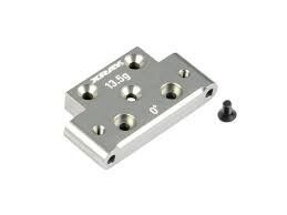 ALU FRONT LOWER ARM MOUNT 0º XRAY SWISS 7075 T6