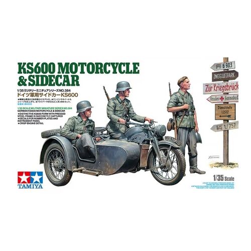 MOTO Y SIDECAR KS600 ALEMANA 1/35 TAMIYA