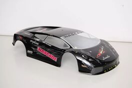 CARROCERIA TOURING DRIFT 1/10  HSP TIPO LAMBORGHINI NEGRA