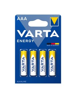 PILA ALCALINA AAA VARTA ENERGY 4 UDS