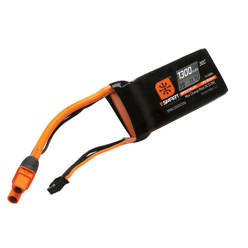 LIPO 1300MAH 11.1V 30C SMART IC3 SPEKTRUM