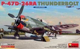 P-47 D-26RA THUNDERBOLT 1/48 MINIART ADVANCED KIT