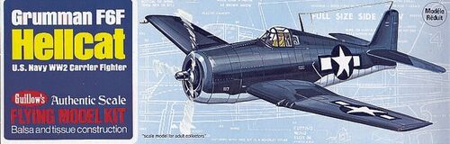 HELLCAT F6F KIT BALSA GUILLOWS 419mm