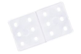 BISAGRAS SIN EJE 25x20MM PLASTICO 4 UDS