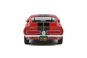 SHELBY GT500 ROJO 1967 1/18 SOLIDO FORD MUSTANG