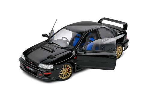 SUBARU IMPREZA 22B NEGRO 1998 1/18 SOLIDO