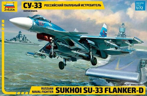 SUKHOI SU-33 FLANKER D 1/72 ZVEZDA