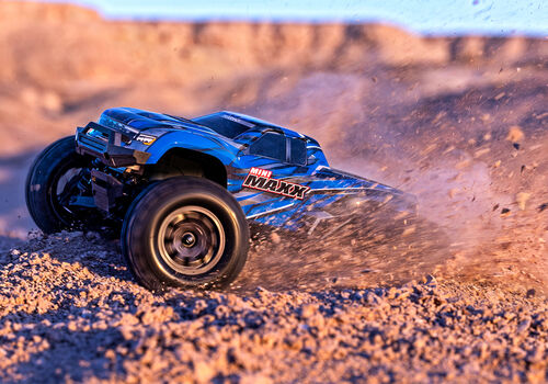 TRAXXAS MAXX MINI 2S 4X4 MONSTER TRUCK AZUL