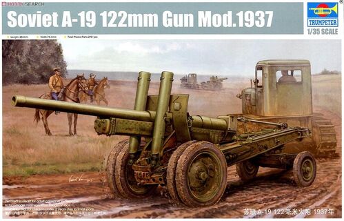 CAÑON CAMPAÑA A-19 SOVIÉTICO 122MM 1/35 TRUMPETER