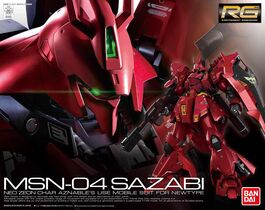 MSN-04 SAZABI RE-RUN  RG 1/144 GUNDAM BANDAI REAL GRADE