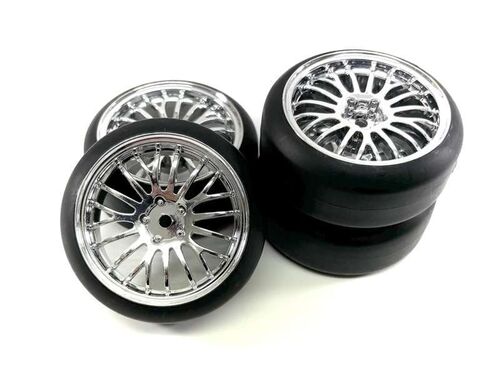 RUEDA DRIFT  1/10 ABSIMA "THE PIMP" CROMO 4UDS