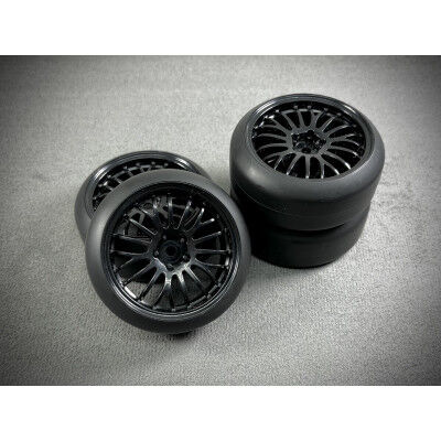 RUEDA DRIFT  1/10 ABSIMA "THE PIMP" NEGRA 4UDS