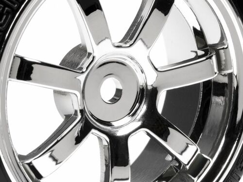 RUEDAS DRIFT 26CM RAYS 57S-PRO CROMO HPI