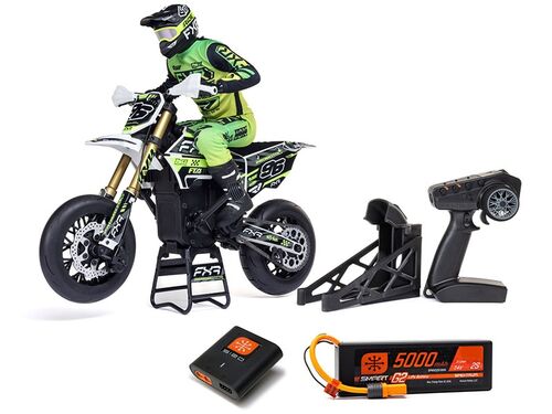 LOSI Promoto-SM FXR Supermoto RTR Basic White CON BATERIA Y CARGADOR