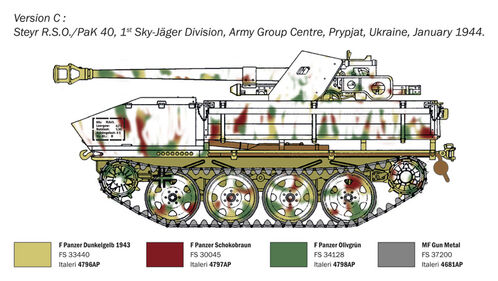 RSO/PAK 40 1/35 ALEMANIA WWII ITALERI