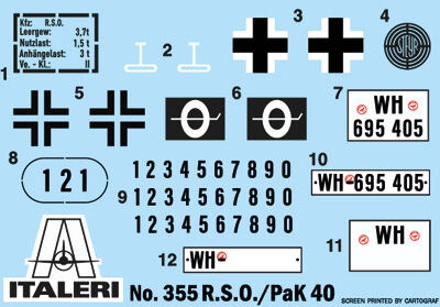 RSO/PAK 40 1/35 ALEMANIA WWII ITALERI