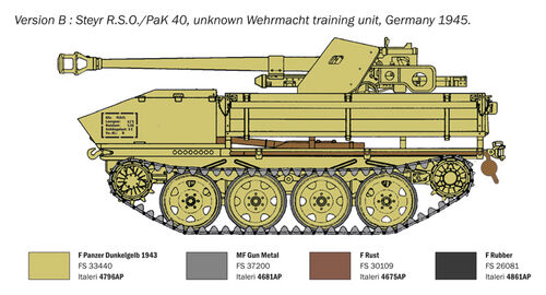 RSO/PAK 40 1/35 ALEMANIA WWII ITALERI