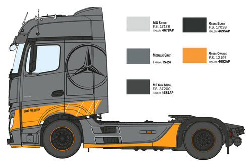 MB ACTROS MP4 BIG SPACE GRAND PRIX 1/24 ITALERI