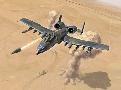 A-10 A/C THUNDERBOLT II 1/72 ITALERI