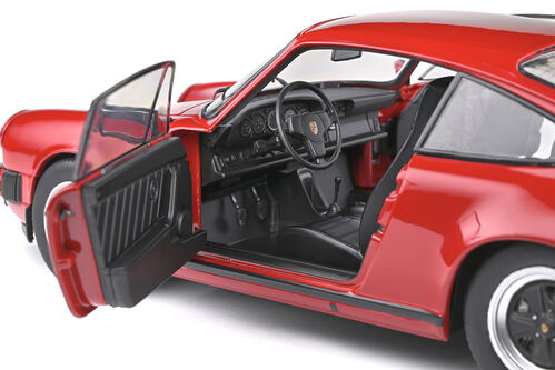 PORSCHE 911 CARRERA 3.2 1984 1/18 SOLIDO ROJO