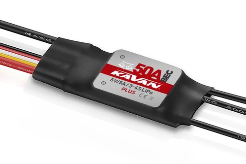 ESC R50SB PLUS KAVAN BRUSHLESS 50A SBEC 5A