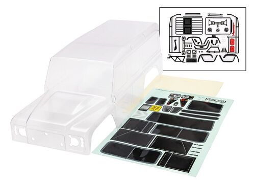 CARROCERIA TRX-4 COMPLETA SIN PINTAR DEFENDER TRAXXAS