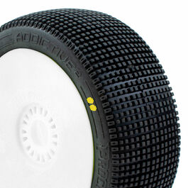 RUEDAS ADDICTIVE V2 S2 SOFT BUGGY PROCIRCUIT LLANTA BLANCA 2UDS