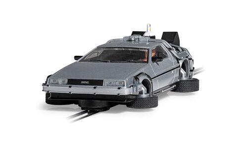 DMC DELOREAN VOLADOR 1/32 SUPERSLOT REGRESO AL FUTURO 2