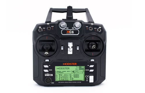 EMISORA XC6 6 CANALES 2.4GHZ MODSTER - RECEPTOR MR6