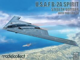 USAF B-2A SPIRIT 1/72 MODELCOLLLECT BOMBARDERO CON GBU-57