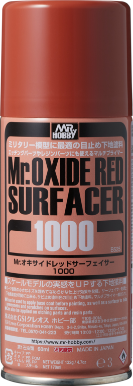 MR. OXIDE RED SURFACER 1000 IMPRIMACION 170ML GUNZE SPRAY