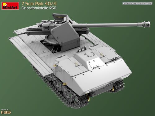 7.5CM PAK 40/4 SELBSTFAHRLAFETTE RSO 1/35 MINIART