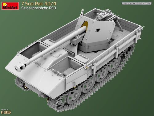 7.5CM PAK 40/4 SELBSTFAHRLAFETTE RSO 1/35 MINIART