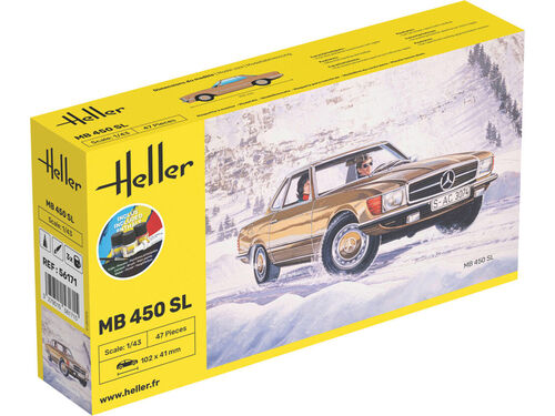 MERCEDES BENZ 450 SL 1/43 STARTER SET HELLER