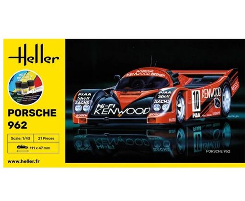 PORSCHE 962 1/43 HELLER STARTER SET