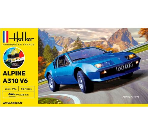 ALPINE A310 V6 1/43 HELLER STARTER SET