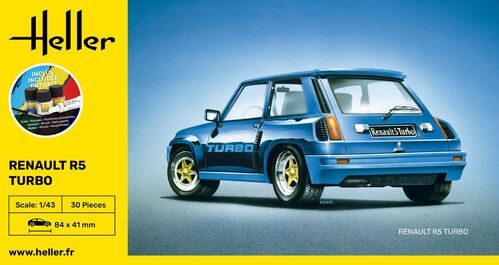 RENAULT R5 TURBO 1/43 HELLER STARTER SET