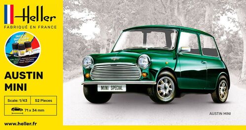 AUSTIN MINI 1/43 HELLER STARTER SET