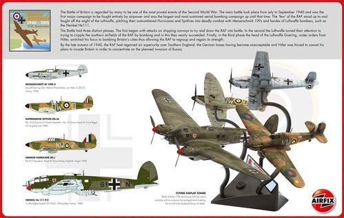 BATALLA DE INGLATERRA 75 ANIVERSARIO 1/72  AIRFIX STARTER SET